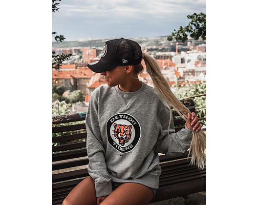 Kšiltovka New Era 9FORTY A-FRAME Trucker MLB Coopstown Heritage Detroit Tigers Black
