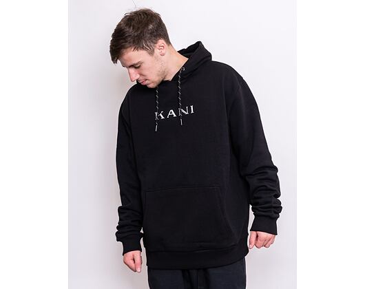 Mikina Karl Kani Retro Hoodie Black - 6092655