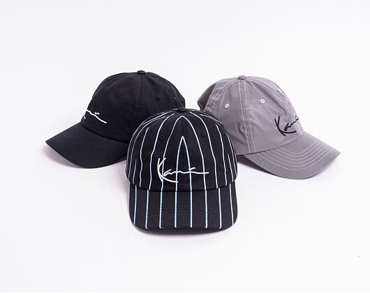 Kšiltovka Karl Kani Signature Pinstripe Cap Black - 7030611