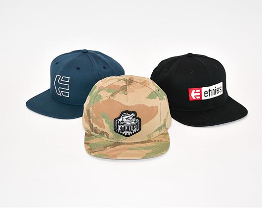 Kšiltovka ETNIES Reptilia Snapback 341 CAMO