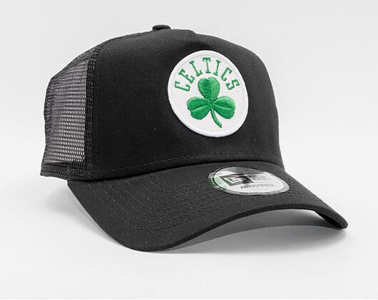 Kšiltovka New Era 9FORTY A-FRAME Trucker NBA Dark Base Team Boston Celtics Black