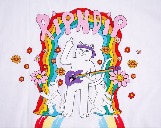Triko RIP N DIP Groovy Nermal Tee White