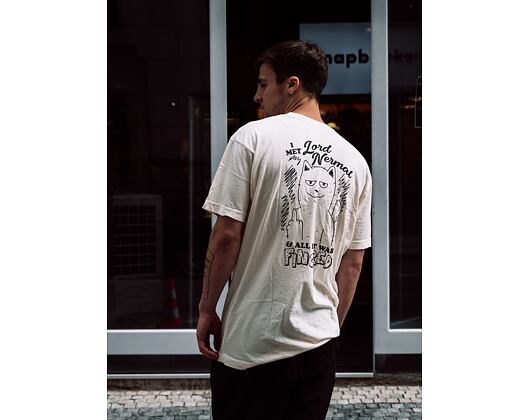Triko RIP N DIP Fingered Tee Off White