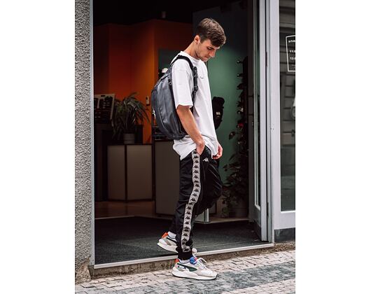 Tepláky Kappa 222 Banda Rastoria Connor 304UTN0 900 Reflective Black