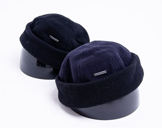 Docker Cap Stetson Wool/Cashmere Sonstige Navy/Black 8810101
