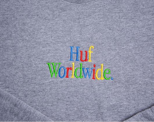 Mikina HUF Woz Pullover Grey Heather
