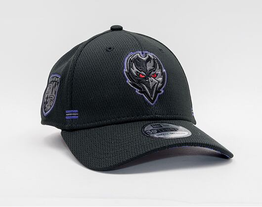 Kšiltovka New Era 39THIRTY NFL20 Sideline Home Baltimore Ravens Stretch Fit Team Color