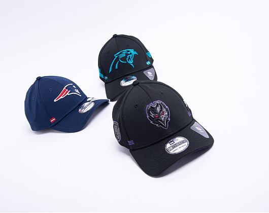 Kšiltovka New Era 39THIRTY NFL20 Sideline Home Baltimore Ravens Stretch Fit Team Color