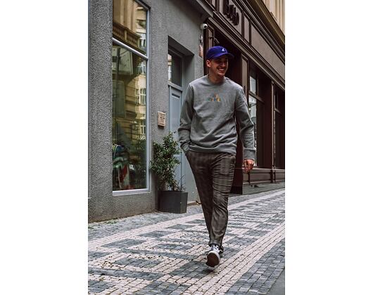 Mikina HUF Woz Pullover Grey Heather