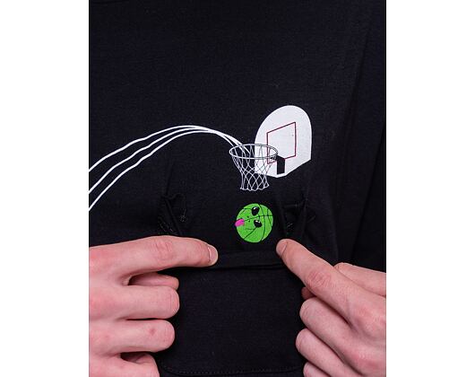 Triko RIP N DIP Hoops Pocket Tee Black