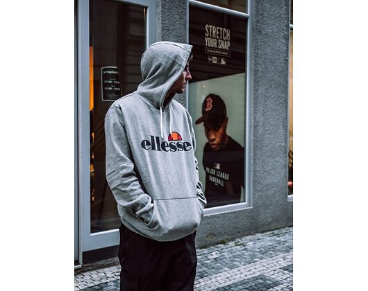 Mikina Ellesse SL Gottero OH Hoody Grey Marl SHC07407
