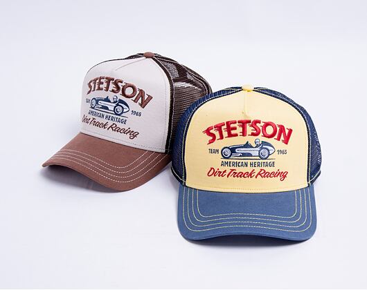 Kšiltovka Stetson Trucker Cap Dirt Track Racing Yellow/Blue 7751154