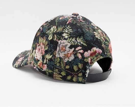 Kšiltovka New Era 9FORTY Woven Floral Strapback Black