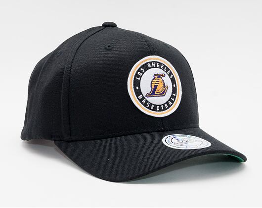 Kšiltovka Mitchell & Ness Los Angeles Lakers Black Varsity Patch 110 Snapback Black