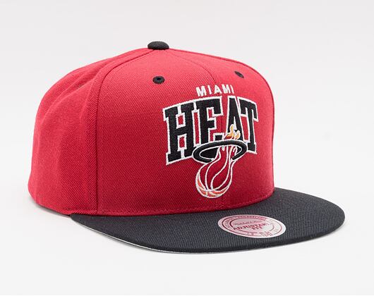 Kšiltovka Mitchell & Ness HWC Team Arch Snapback Miami Heat