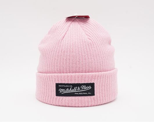 Kulich Mitchell & Ness Box Logo Cuff Knit Pink