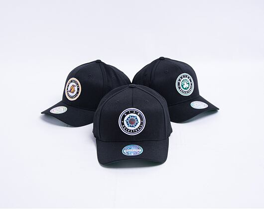 Kšiltovka Mitchell & Ness HWC Utah Jazz Black Varsity Patch 110 Snapback Black
