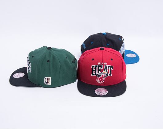 Kšiltovka Mitchell & Ness HWC Team Arch Snapback Miami Heat