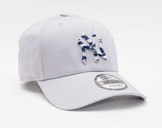 Kšiltovka New Era 9FORTY Infill New York Yankees Strapback Gray
