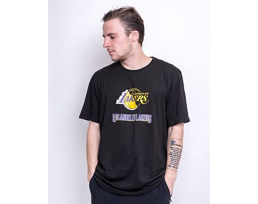 Triko New Era Split Logo Tee Los Angeles Lakers Black