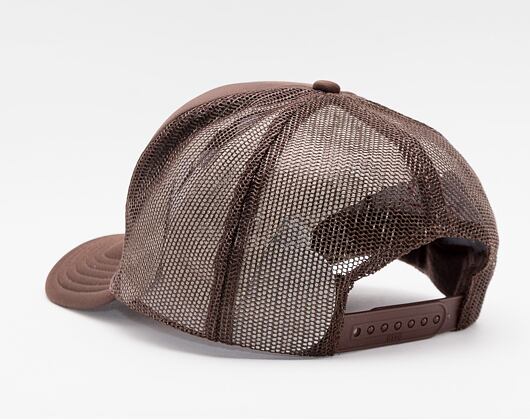 Kšiltovka Pink Dolphin Wave Crew Trucker Brown