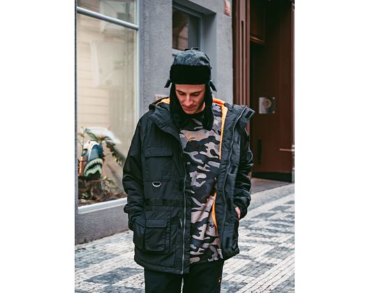Bunda Karl Kani Signature Padded Utility Jacket Black 6074739