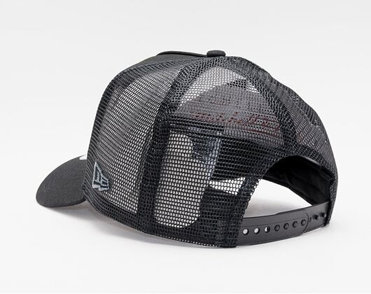 Kšiltovka New Era 9FORTY A-Frame Trucker Heritage Patch Snapback Black