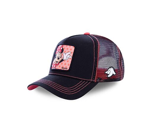 Kšiltovka Capslab Minnie Mouse 2 Trucker Black / Pink