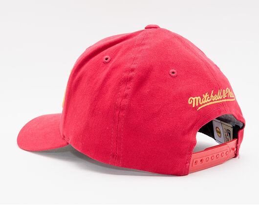 Kšiltovka Mitchell & Ness Houston Rockets 831 Vintage Tailscript Red