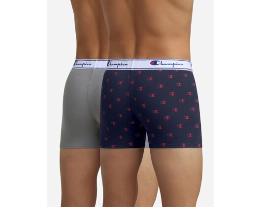 Pánské Boxerky Champion 2-Pack Mix2 Navy/Grey