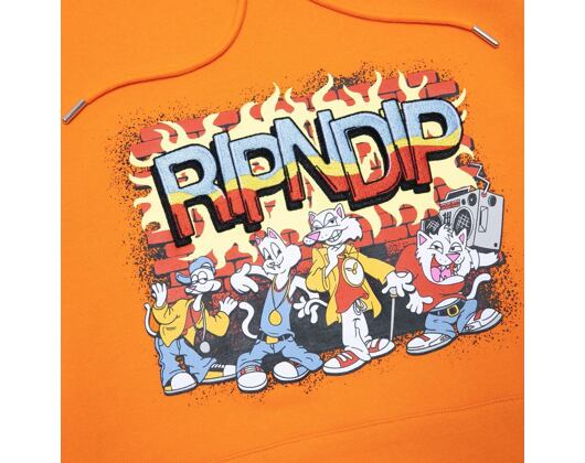 Mikina RIP N DIP Looney Gang Hoodie RND4716 Orange