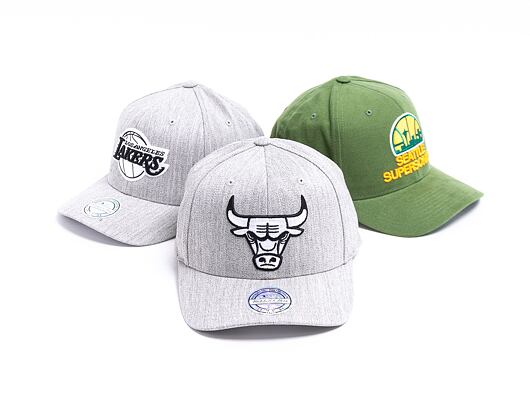 Kšiltovka Mitchell & Ness Chicago Bulls Heathered 110 Snapback