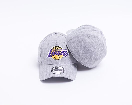 Kšiltovka New Era 39THIRTY Heather Los Angeles Lakers Stretch Fit Gray