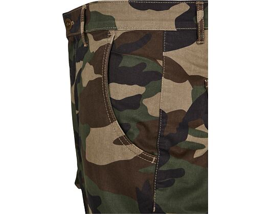 Kalhoty Urban Classic TB3137 Camo Cargo Jogging Pants 2.0 Woodland Camo