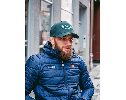 Kšiltovka Mitchell & Ness Pinscript High Crown 110 Forest/Mint Snapback