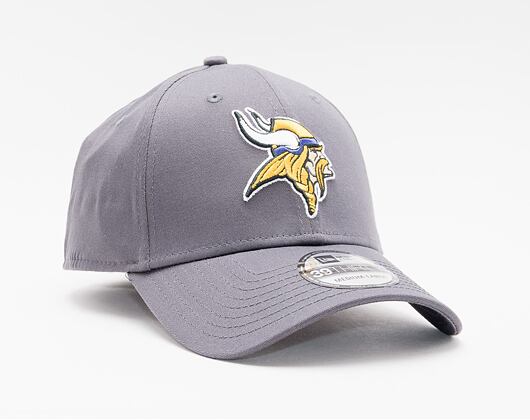 Kšiltovka New Era 39THIRTY NFL Team Minnesota Vikings Stretch Fit Heather Graphite