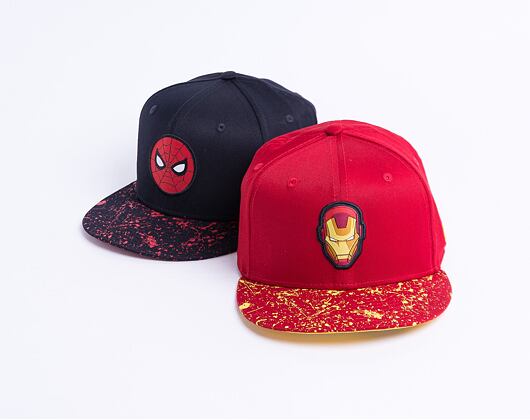 Dětská kšiltovka New Era 9FIFTY Kids Paint Splat Visor Ironman Snapback Red