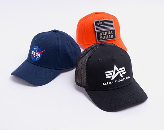 Kšiltovka Alpha Industries Basic Trucker Cap 186902 Black