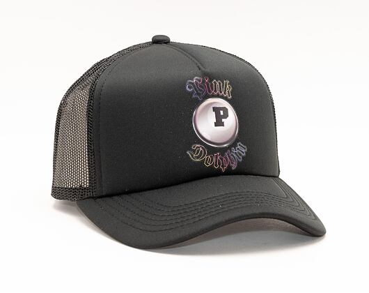 Kšiltovka Pink Dolphin 8 Ball Chrome Trucker Black
