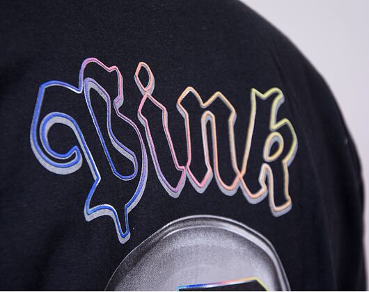 Triko Pink Dolphin Chrome 8 Ball Ocean Tee Black