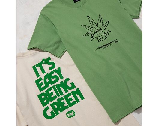 Triko HUF 4/20 Easy Green T-Shirt Dill Green
