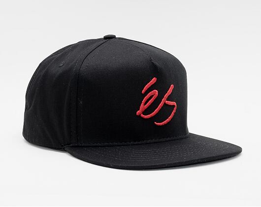 Kšiltovka ÉS Script Snapback Black