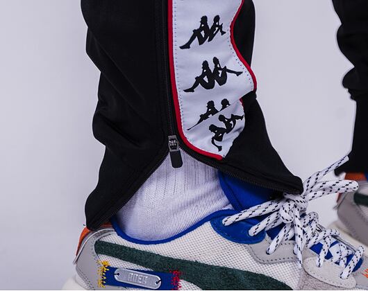 Tepláky Kappa 222 Banda Rastoria Slim C1D Black/Red/White