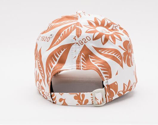 Kšiltovka New Era 9FORTY Hibiscus Print Strapback Stone
