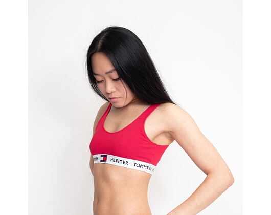 Podprsenka Tommy Hilfiger Bralette UW0UW02225 XCN Červený