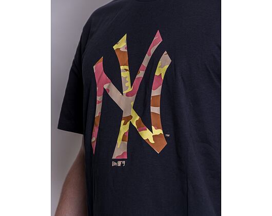 Triko New Era MLB Camo Pack Infill New York Yankees Navy / Pink Camo
