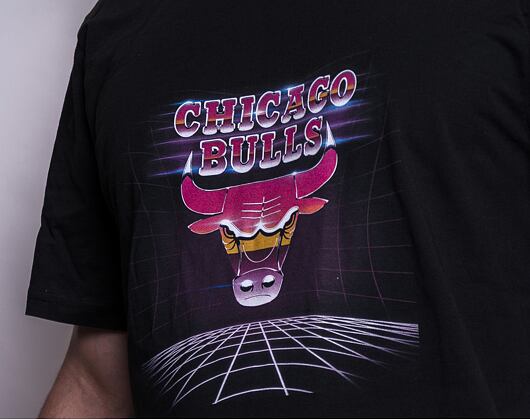 Triko New Era NBA Futuristic Graphic Chicago Bulls Black