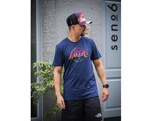 Triko New Era Summer City Infill Tee Los Angeles Lakers Light Navy