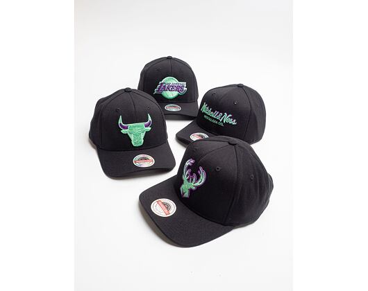 Kšiltovka Mitchell & Ness Nitro Wave Redline Snapback Branded Black
