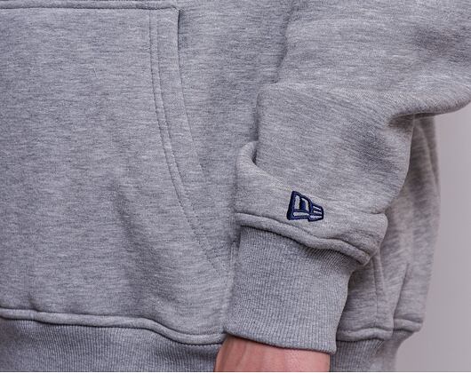 Mikina s kapucí New Era Essential Pull-Over Hoody Los Angeles Dodgers Grey